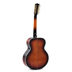 Sigma GJA12-SG200 - Guitare électro-acoustique 12 cordes - Vintage sunburst (+ soft case)