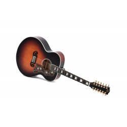 Sigma GJA12-SG200 - Guitare électro-acoustique 12 cordes - Vintage sunburst (+ soft case)