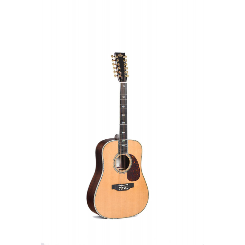 Sigma SDR12-45 - Guitare acoustique 12 cordes - Naturel brillant (+ soft case)