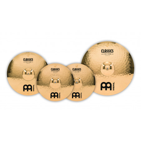 Meinl CC-CS1 - Pack de cymbales complet classics custom - Brillant