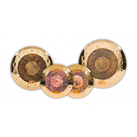 Meinl BDU-CS1 - Pack de cymbales complet Byzance Dual - Brilliant raw traditional