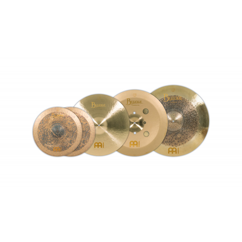 Meinl A-CS4 - Pack de cymbales Matt Garstka Byzance - Sablé traditional