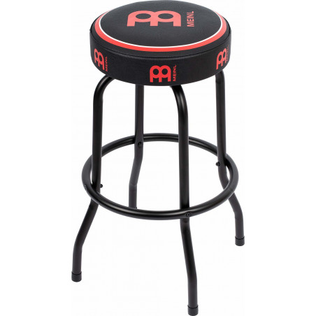 Meinl MBS30B - Tabouret de bar 30" - Noir et rouge