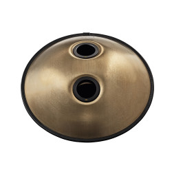 Sonic Energy HPSTL92 - Handpan en Do mineur, 9 notes, or vintage