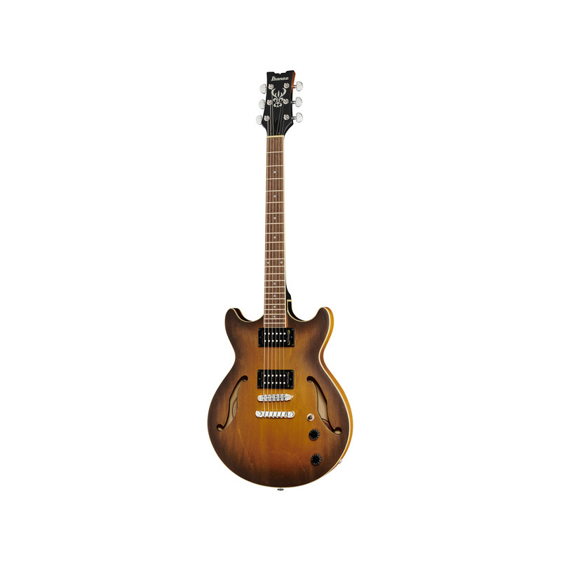 Ibanez AM53-TF - Guitare électrique hollow body - Tobacco Flat