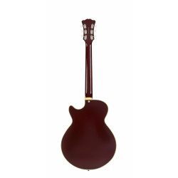 D'Angelico - Guitare Semi-Hollow body Excel SS Tour - Solid Wine (+ housse)