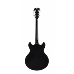 D'Angelico - Guitare Semi-Hollow body Premier DC - Black Flake (+ housse)