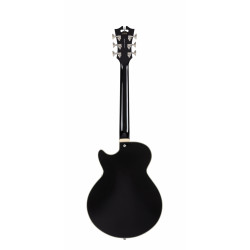 D'Angelico - Guitare Semi-Hollow body Premier SS - Black Flake (+ housse)