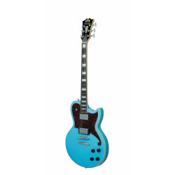 D'Angelico - Guitare Solid-body Premier Brandon Niederauer Signature - Sonic Blue (+ housse)