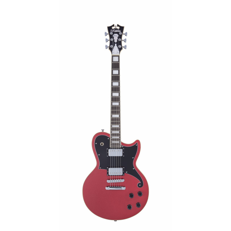 D'Angelico - Guitare Solid-body Premier Atlantic - Oxblood (+ housse)