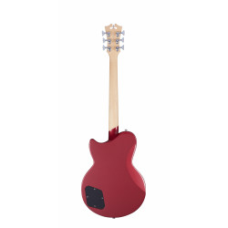 D'Angelico - Guitare Solid-body Premier Atlantic - Oxblood (+ housse)