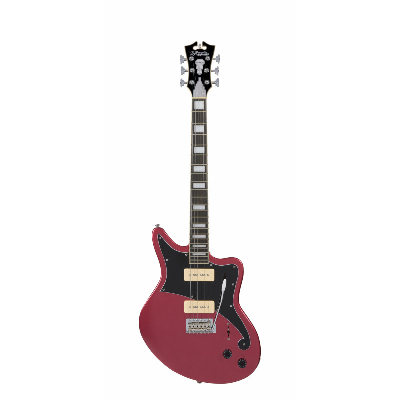 D'Angelico - Guitare Solid-body Premier Bedford - Oxblood