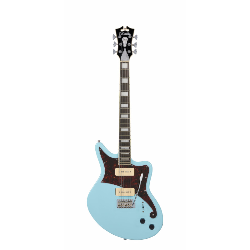 D'Angelico - Guitare Solid-body Premier Bedford - Sky Blue (+ housse)