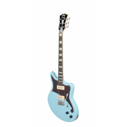 D'Angelico - Guitare Solid-body Premier Bedford - Sky Blue (+ housse)