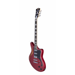 D'Angelico - Guitare Semi Solid-body Premier Bedford SH - Oxblood (+ housse)