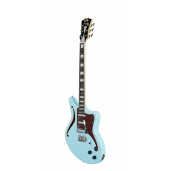 D'Angelico - Guitare Semi Solid-body Premier Bedford SH - Sky Blue (+ housse)