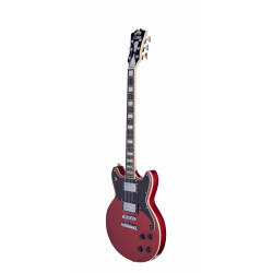 D'Angelico - Guitare Solid-body Premier Brighton - Oxblood