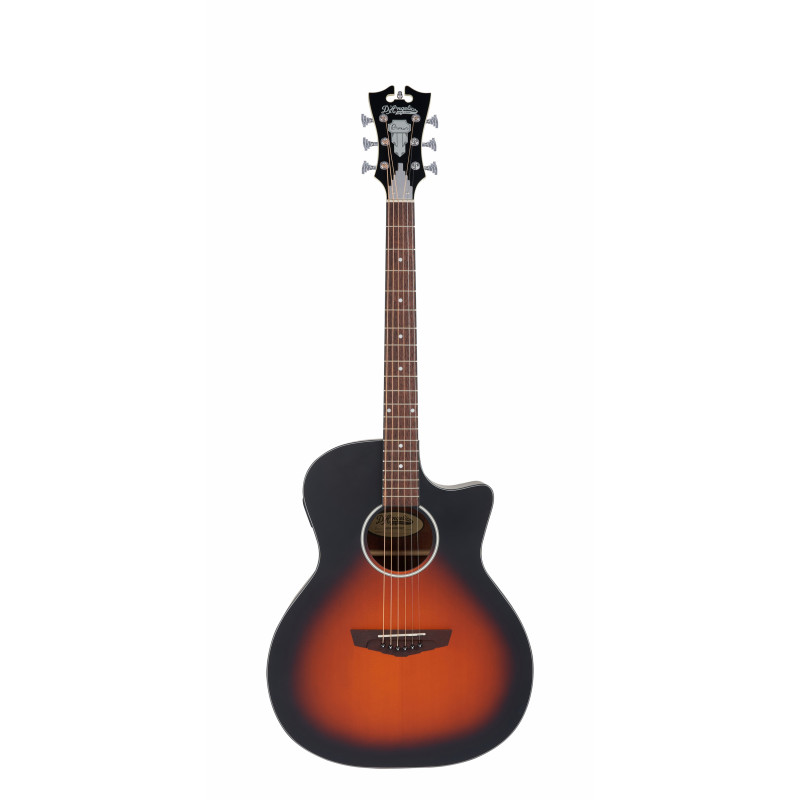 D'Angelico - Guitare électro-acoustique Premier Gramercy LS Satin - Vintage Sunburst