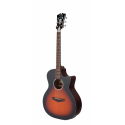 D'Angelico - Guitare électro-acoustique Premier Gramercy LS Satin - Vintage Sunburst