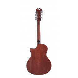 D'Angelico - Guitare électro-acoustique Premier Gramercy LS - Mahogany Satin