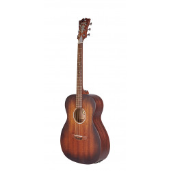 D'Angelico - Guitare électro-acoustique Premier Tammany LS - Aged Mahogany