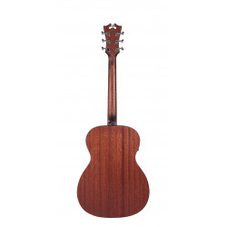 D'Angelico - Guitare électro-acoustique Premier Tammany LS - Mahogany Satin