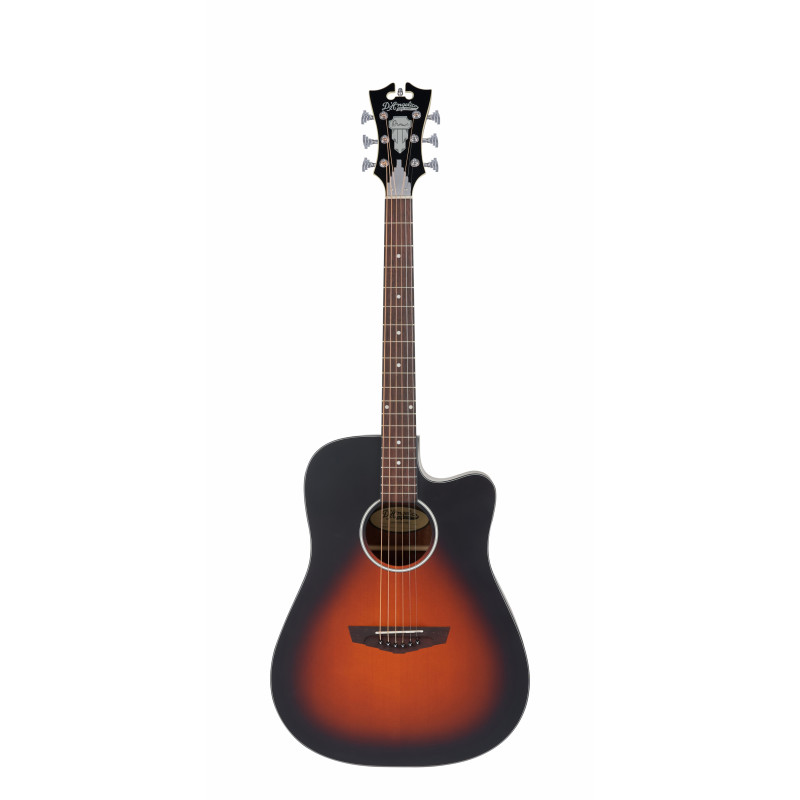 D'Angelico - Guitare élecro-acoustique Premier Bowery LS Satin - Vintage Sunburst