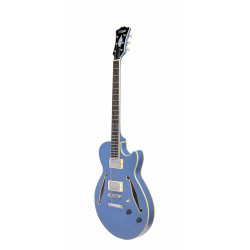 D'Angelico - Guitare Semi-Hollow body Excel SS Tour - Slate Blue