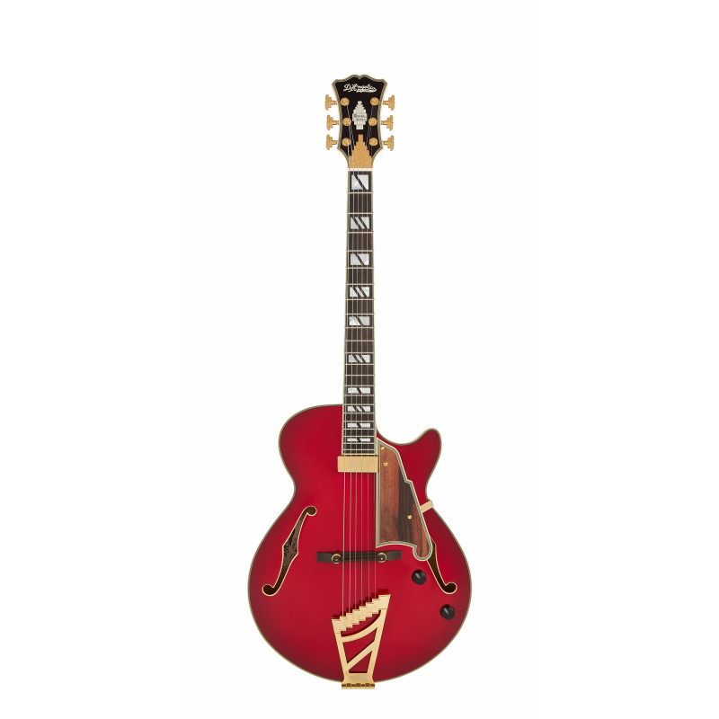 D'Angelico - Guitare Semi-Hollow body Excel SS SOHO - Dark Cherry Burst