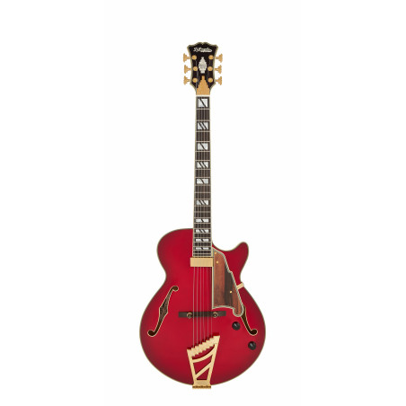 D'Angelico - Guitare Semi-Hollow body Excel SS SOHO - Dark Cherry Burst