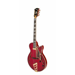 D'Angelico - Guitare Semi-Hollow body Excel SS SOHO - Dark Cherry Burst