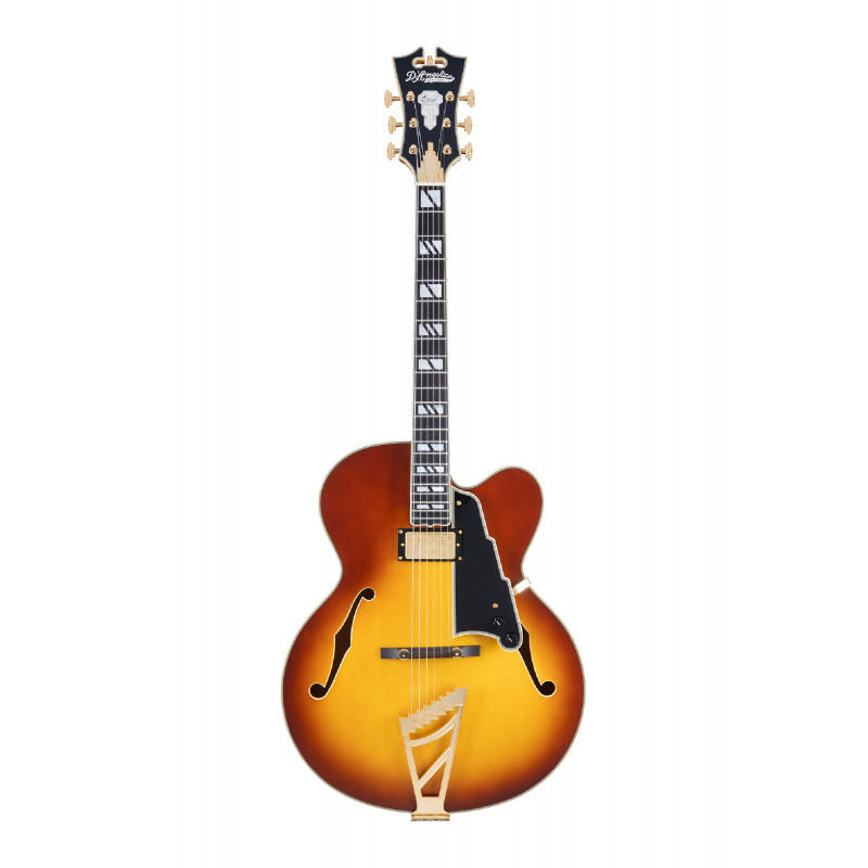 D'Angelico - Guitare Semi-Hollow body Excel EXL-1 - Dark Iced Tea Burst