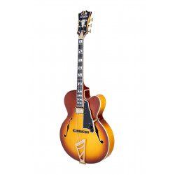 D'Angelico - Guitare Semi-Hollow body Excel EXL-1 - Dark Iced Tea Burst