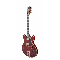 D'Angelico - Guitare Semi-Hollow body Excel DC - Viola