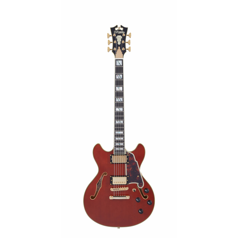 D'Angelico - Guitare Semi-Hollow body Excel Mini DC - Viola