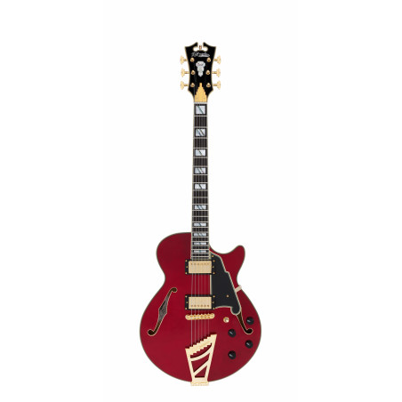 D'Angelico - Guitare Semi-Hollow body Excel SS - Trans Cherry