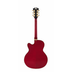 D'Angelico - Guitare Semi-Hollow body Excel 59 - Trans Cherry