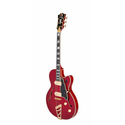 D'Angelico - Guitare Semi-Hollow body Excel 59 - Trans Cherry