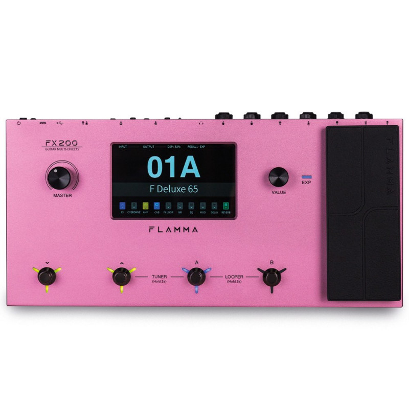 Flamma FX200 -  Pédale Multi-Effets & DSP Pink