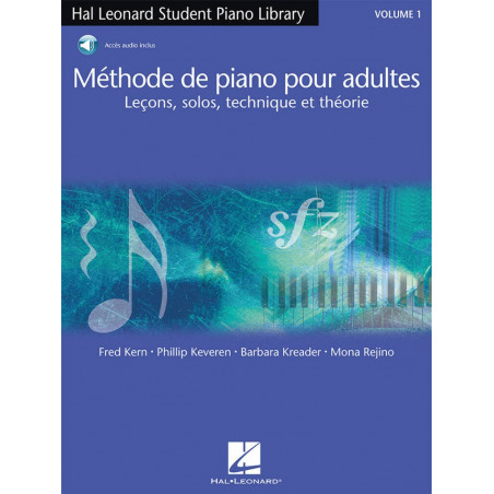 Méthode de piano pour adultes, vol. 1 - Fred Kern