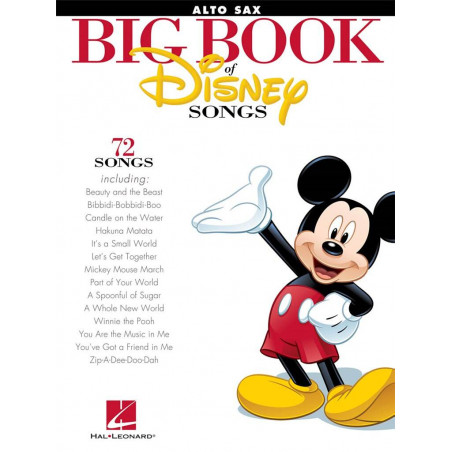 The Big Book of Disney Songs - Alto Saxophone