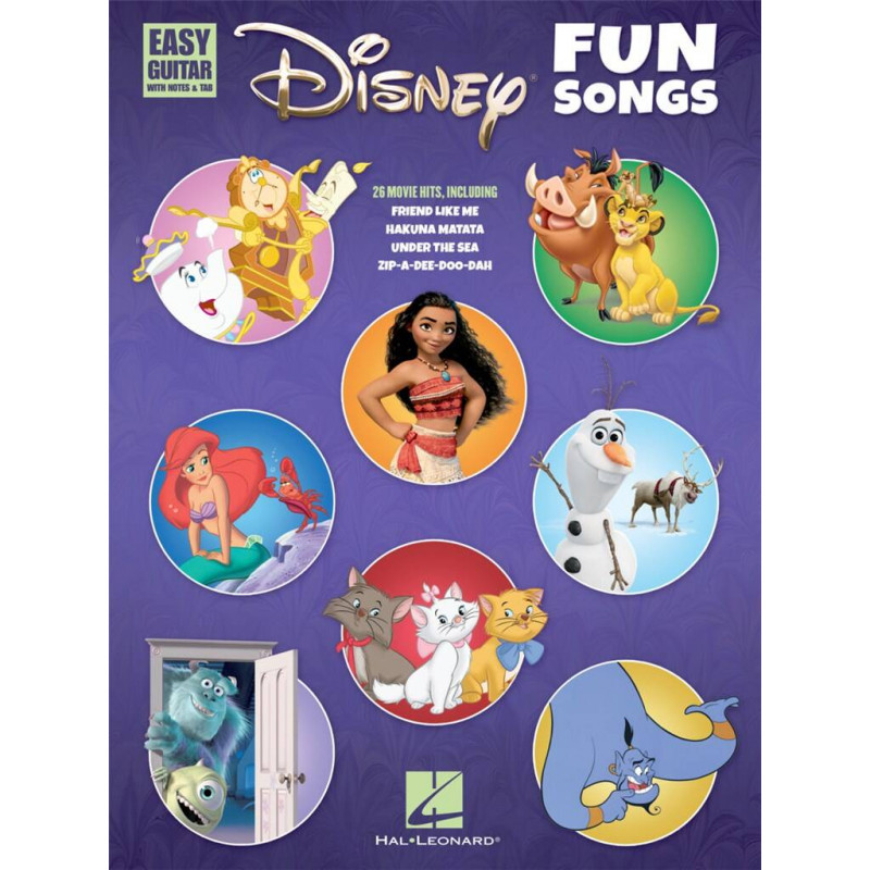 Disney Fun Songs - Guitare facile avec Tablatures