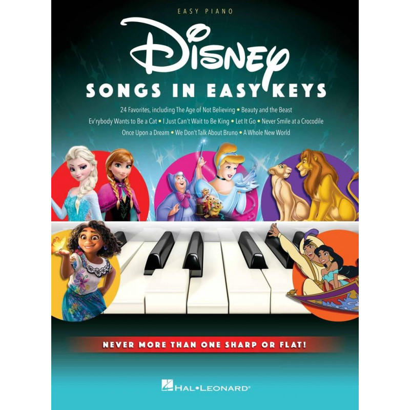 Disney Songs in Easy Keys - Easy Piano