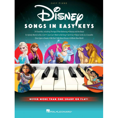 Disney Songs in Easy Keys - Easy Piano