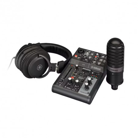 Yamaha  AG03MK2 B LSPK - Pack Streaming