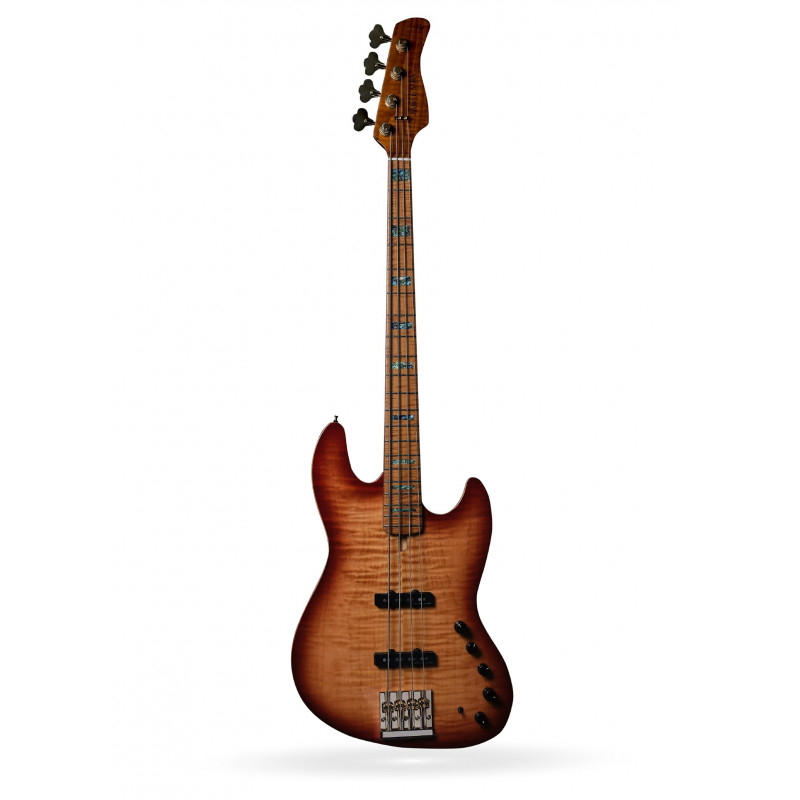 Marcus Miller V10 DX Swamp Ash-4 TS MN - Basse 4 cordes - Tobacco Sunburst (+ étui)