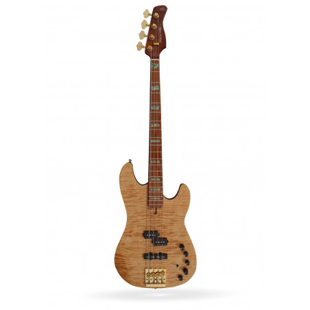 Marcus Miller P10 DX Alder-4 FL NT MN - Basse 4 cordes - Naturelle (+ étui)