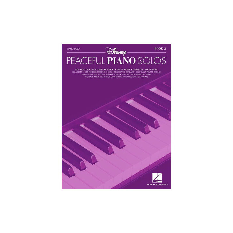 Disney Peaceful Piano Solos - Book 2 - Piano