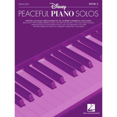 Disney Peaceful Piano Solos - Book 2 - Piano