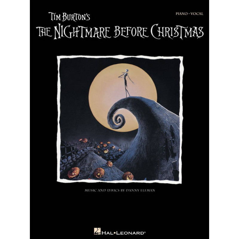 Tim Burton's The Nightmare Before Christmas - Piano Chant Guitare